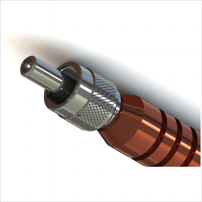 Conector de fibră optică metalică de mare putere SMA905